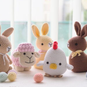 5 bichinhos -Receitas de Amigurumi em portuguê