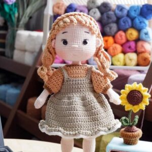 Receita Boneca Amigurumi