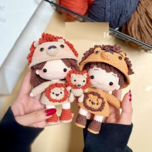 Receita Boneca Leão Amigurumi