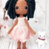 Receita Boneca Negra Amigurumi