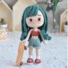 Receita Boneca Skatista Amigurumi