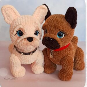 Receita Bulldog Amigurumi
