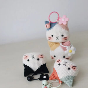 Receita Chaveiro Gato Amigurumi