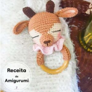 Receita Chocalho Cervo Amigurumi