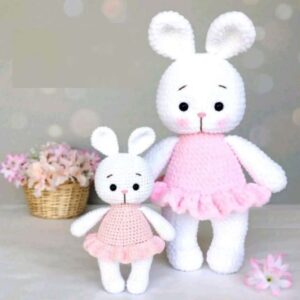 Receita Coelhos Amigurumi