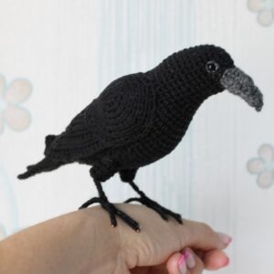 Receita Corvo Amigurumi