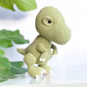 Receita Dinossauro Amigurumi