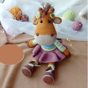 Receita Girafa Amigurumi