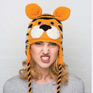 Receita Gorro Tigre amigurumi