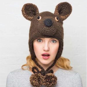Receita Gorro Urso amigurumi