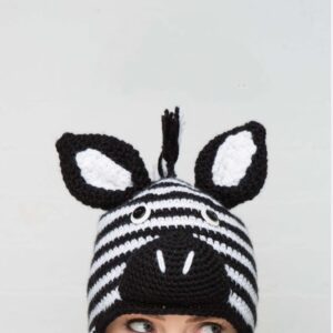 Receita Gorro Zebra amigurumi