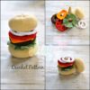 Receita Hamburguer Encaixe Amigurumi