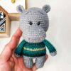 Receita Hipopotamo Amigurumi