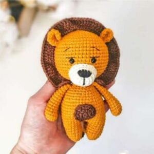 Receita Leão Amigurumi