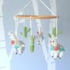 Receita Mobile Lhama Amigurumi