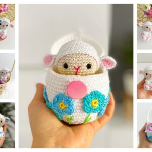 Receita Ovelha no ovo Amigurumi