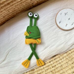 Receita Sapo Puxa Puxa Amigurumi
