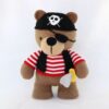 Receita Urso Pirata Amigurumi
