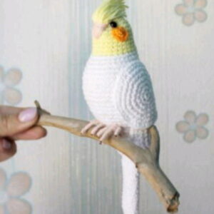 Calopsita Amigurumi - Receitas de Amigurumi em português