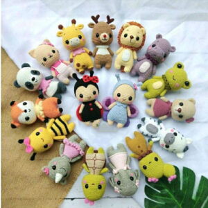 Receita 17 Mini Bichinhos Amigurumi