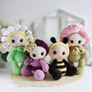 Receita 4 amigas amigurumi