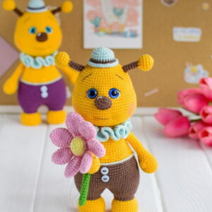 Receita Abelha Amigurumi
