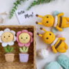 Receita Abelha e Girassol Amigurumi
