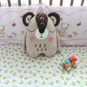 Receita Almofada cervo amigurumi