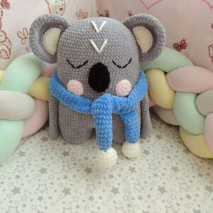 Receita Almofada Coala amigurumi