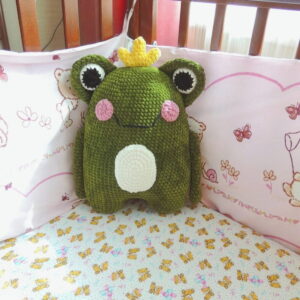Receita Almofada Sapo amigurumi