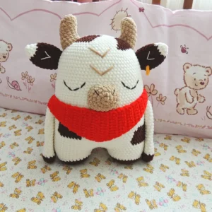 Receita Almofada Vaca amigurumi