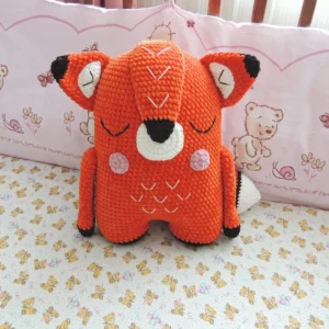 Receita Almofadas Raposa amigurumi