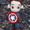 Receita Amigurumi - Capitão America Amigurumi