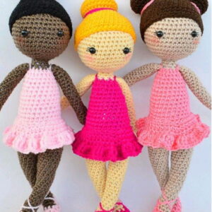 Receita Bailarina Amigurumi