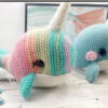 Receita Baleia Unicornio Amigurumi