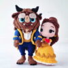 Receita Bela e Fera amigurumi