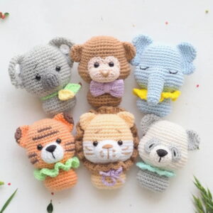Receita Bichinhos Mini Amigurumi