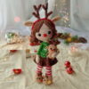 Receita Boneca Alce Amigurumi