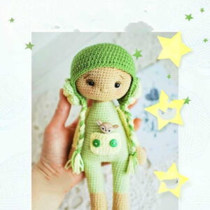 Receita Boneca Amigurumi