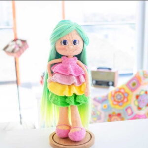 Receita Boneca Amigurumi
