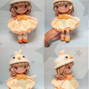 Receita Boneca Amigurumi