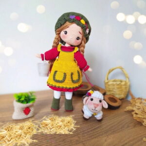 receita-boneca-camponesa-amigurumi-boneca-amigurumi