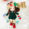 Receita Boneca Natalina Amigurumi