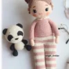 Receita Boneca Pijama Amigurumi