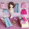Receita Boneca Troca de Roupa amigurumi