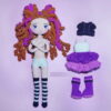 Receita Boneca Troca de roupa Amigurumi