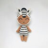 Receita Boneca Zebra Amigurumi