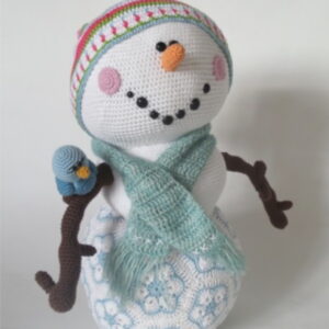 Receita Boneco de Neve Amigurumi