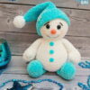 Receita Boneco de Neve Amigurumi