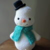 Receita Boneco de Neve Amigurumi